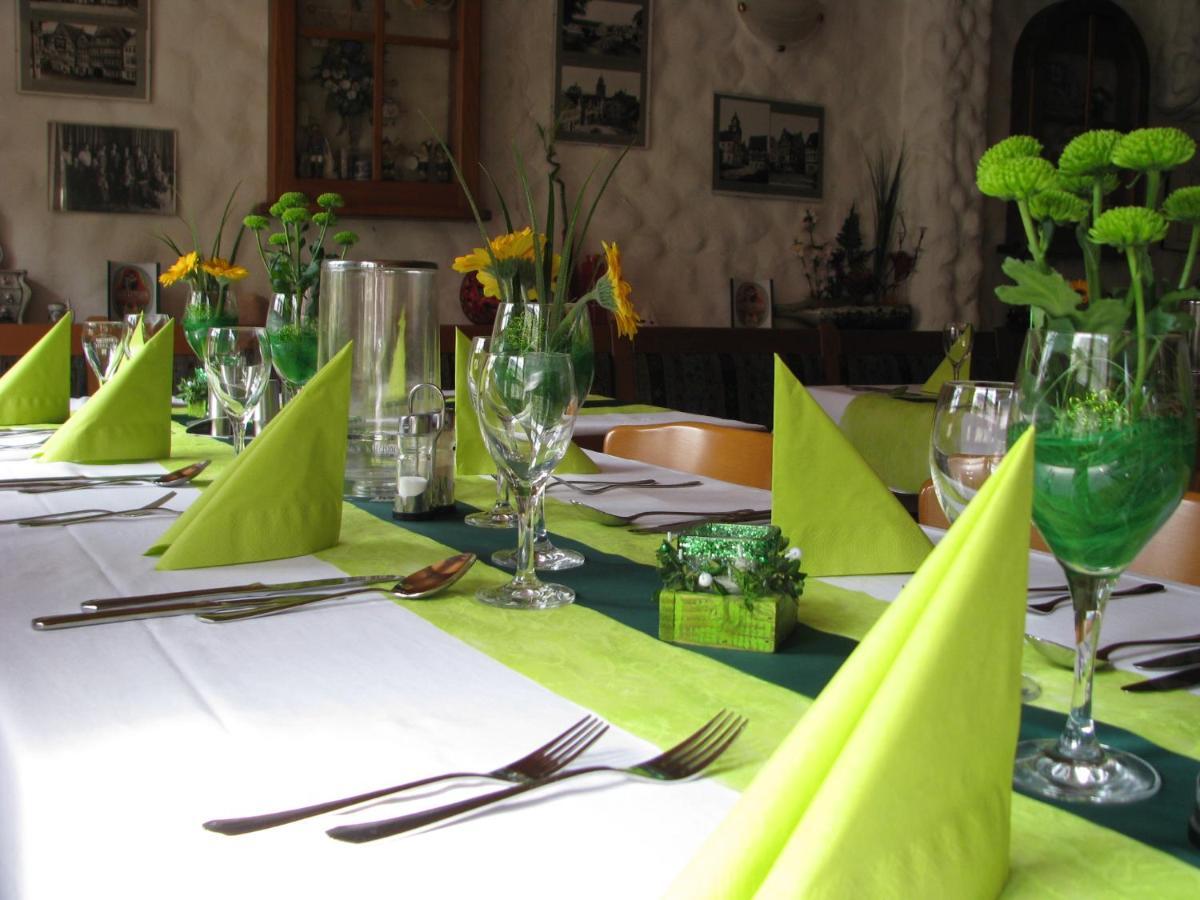 Restaurant / Pension Mainzer Tor Alsfeld Buitenkant foto